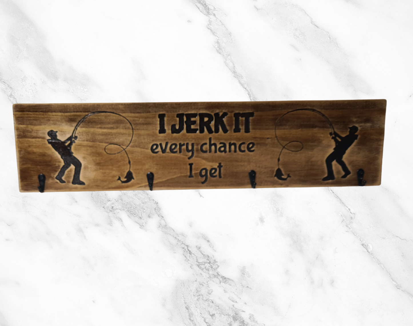 Timber Keyholder - I Jerk It