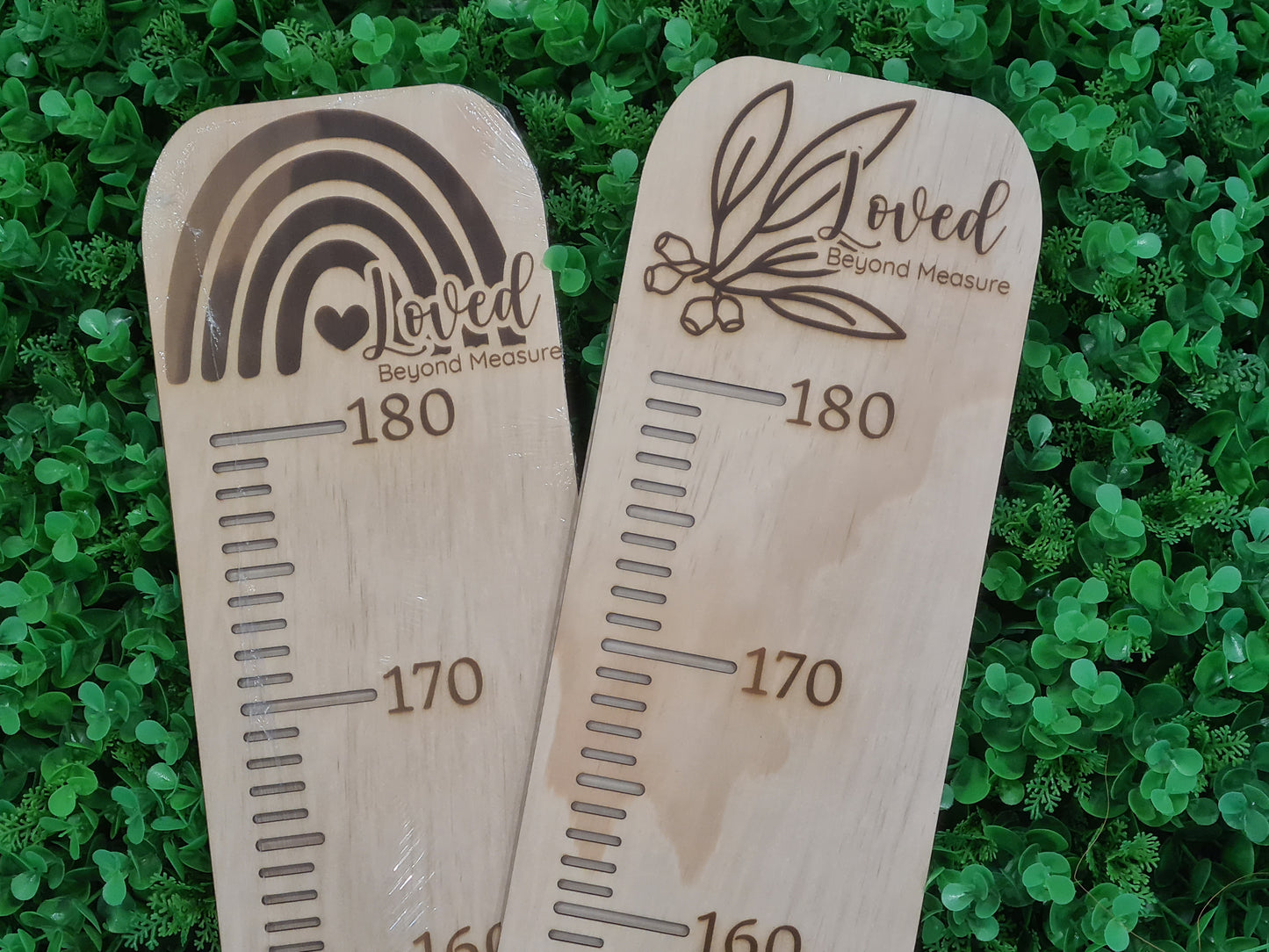 Engraved Plywood Height Chart