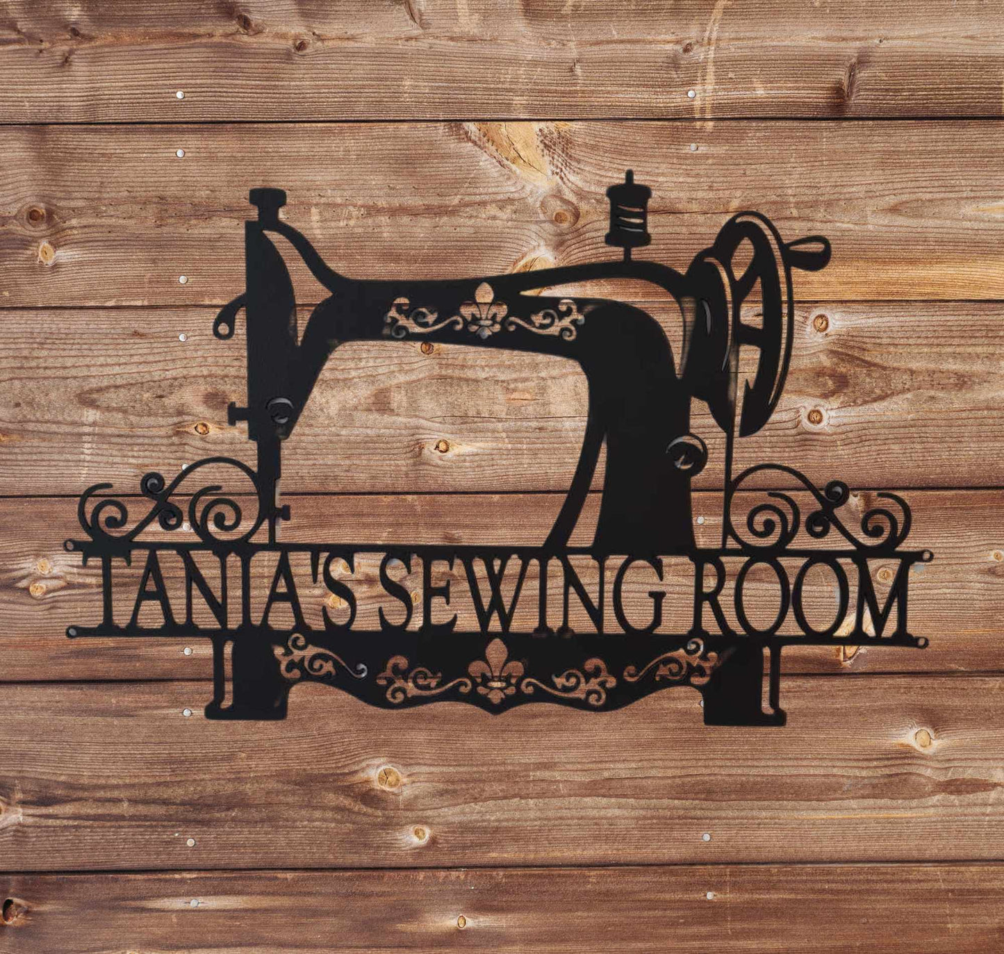 Personalised Acrylic Sewing Room Sign