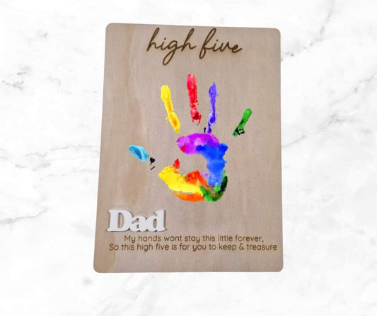 High Five Handprint Plaque