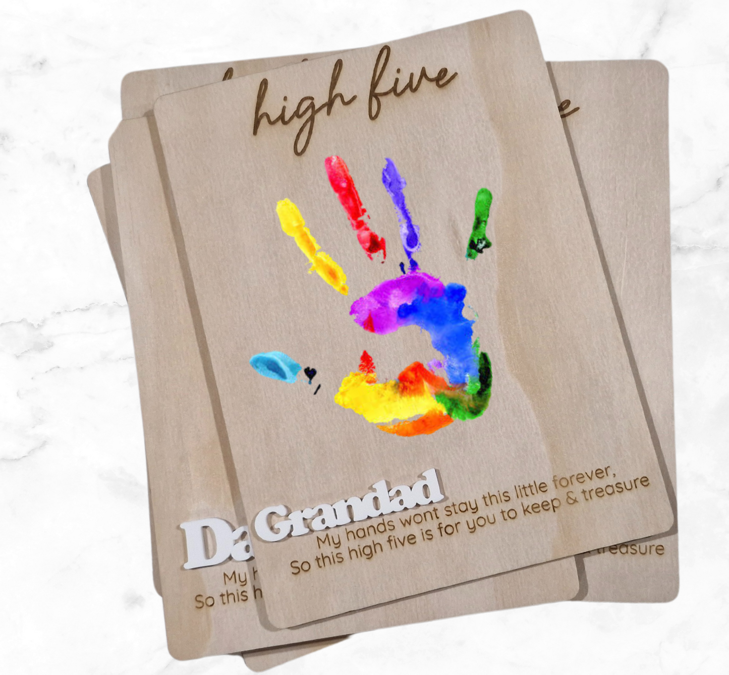 High Five Handprint Plaque