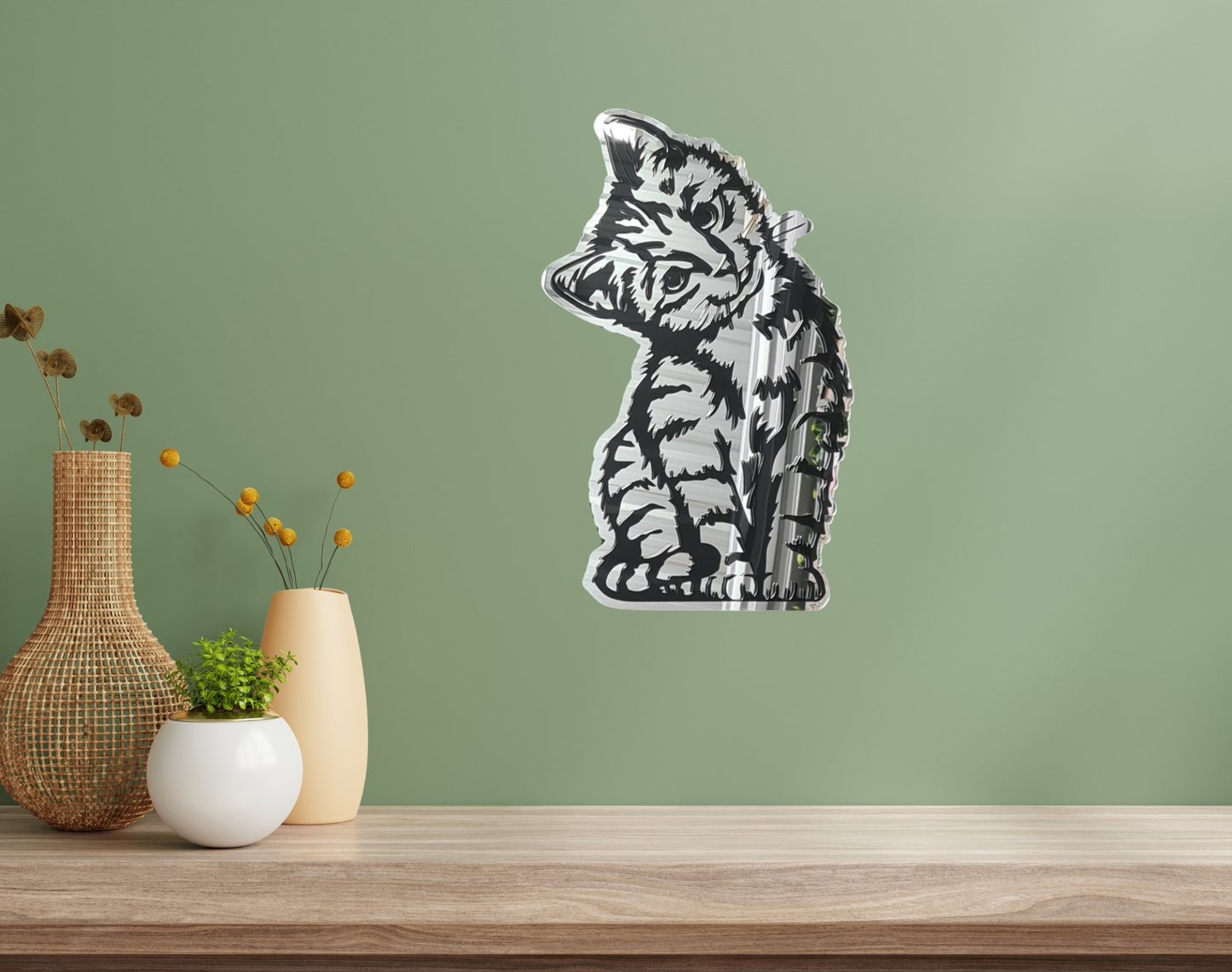 A Purrr-fect Cat Shaped Mirror